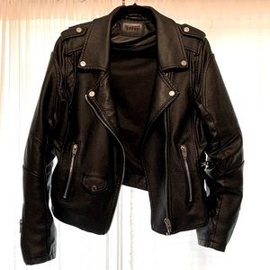 BLANK NYC Vegan Leather Moto Jacket